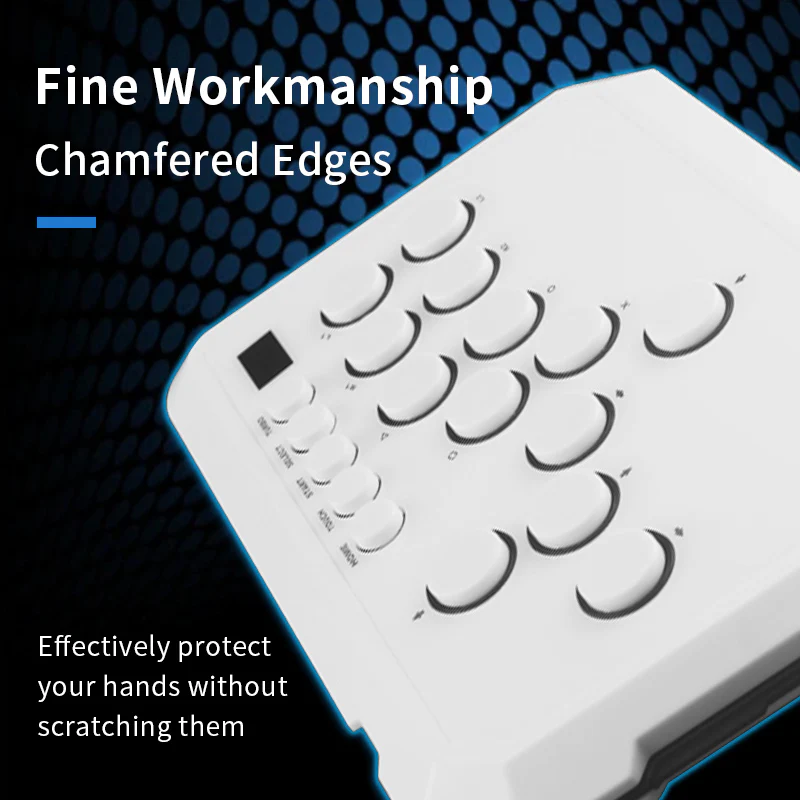 POWKIDDY A50 Hitbox Controller Button Rim leverless Joystick Arcade Stick Controller - Image 3