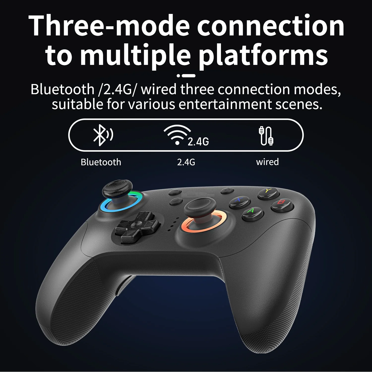 POWKIDDY JS-168 Bluetooth Wireless Handheld Controller - Image 13