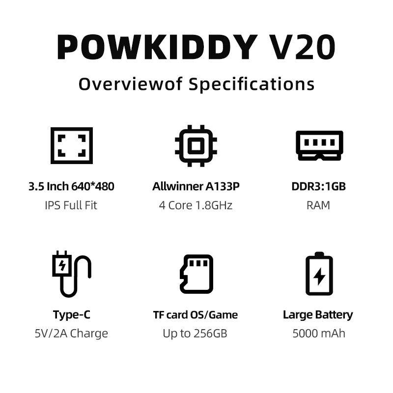 POWKIDDY V20 Handheld Game Console - Image 4