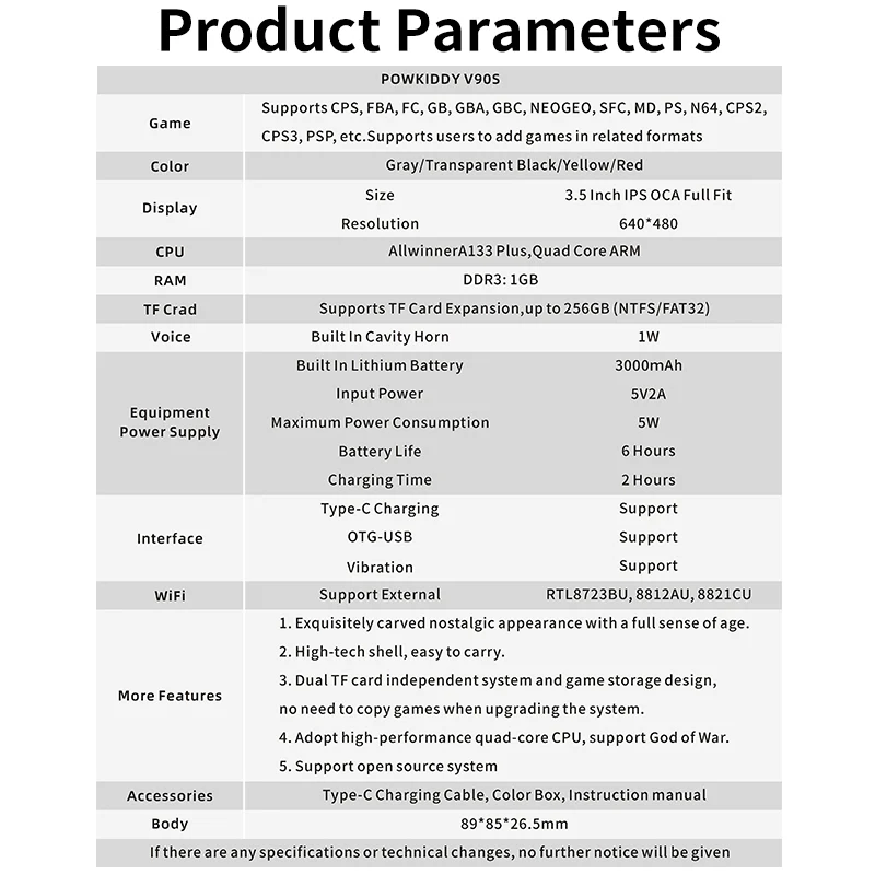POWKIDDY V90S Handheld Game Console - Image 14