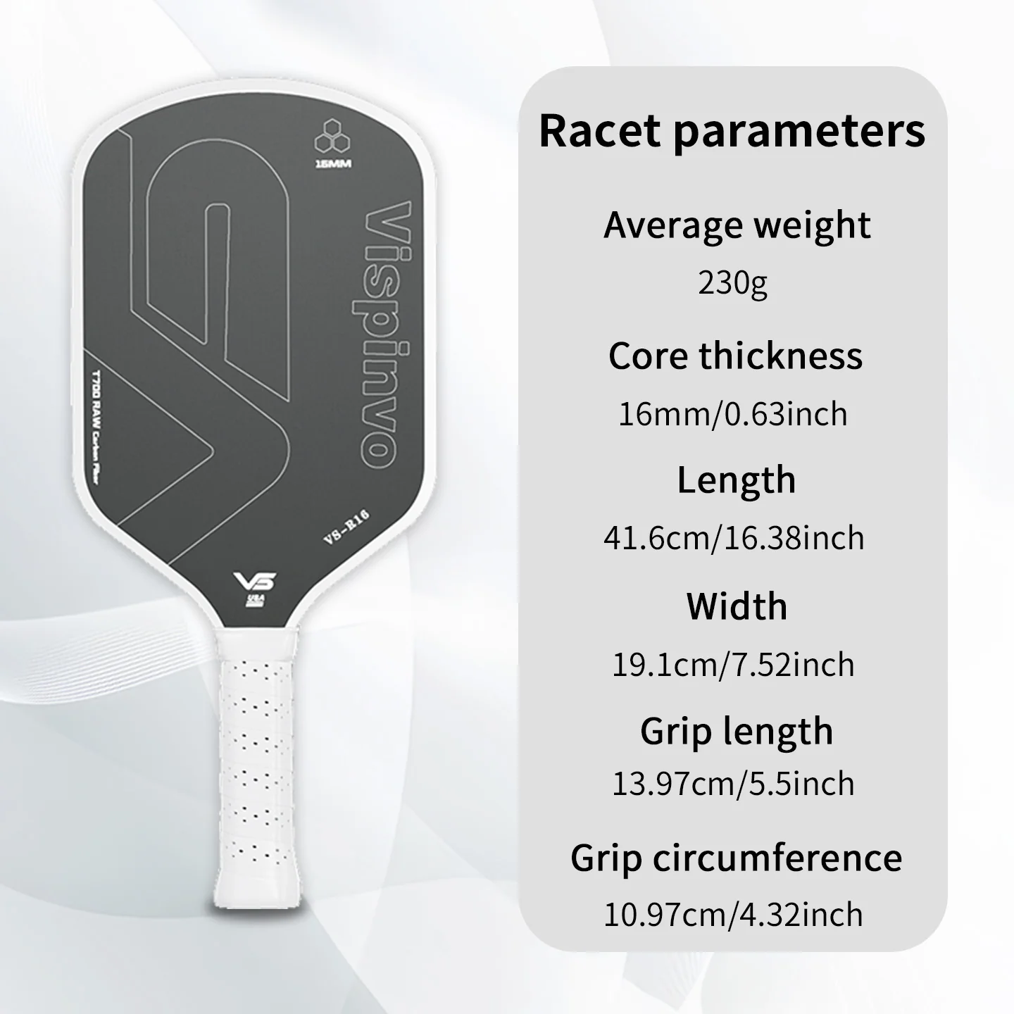 USAPA Approved VISPINVO R16 Pickleball Paddles - Image 10
