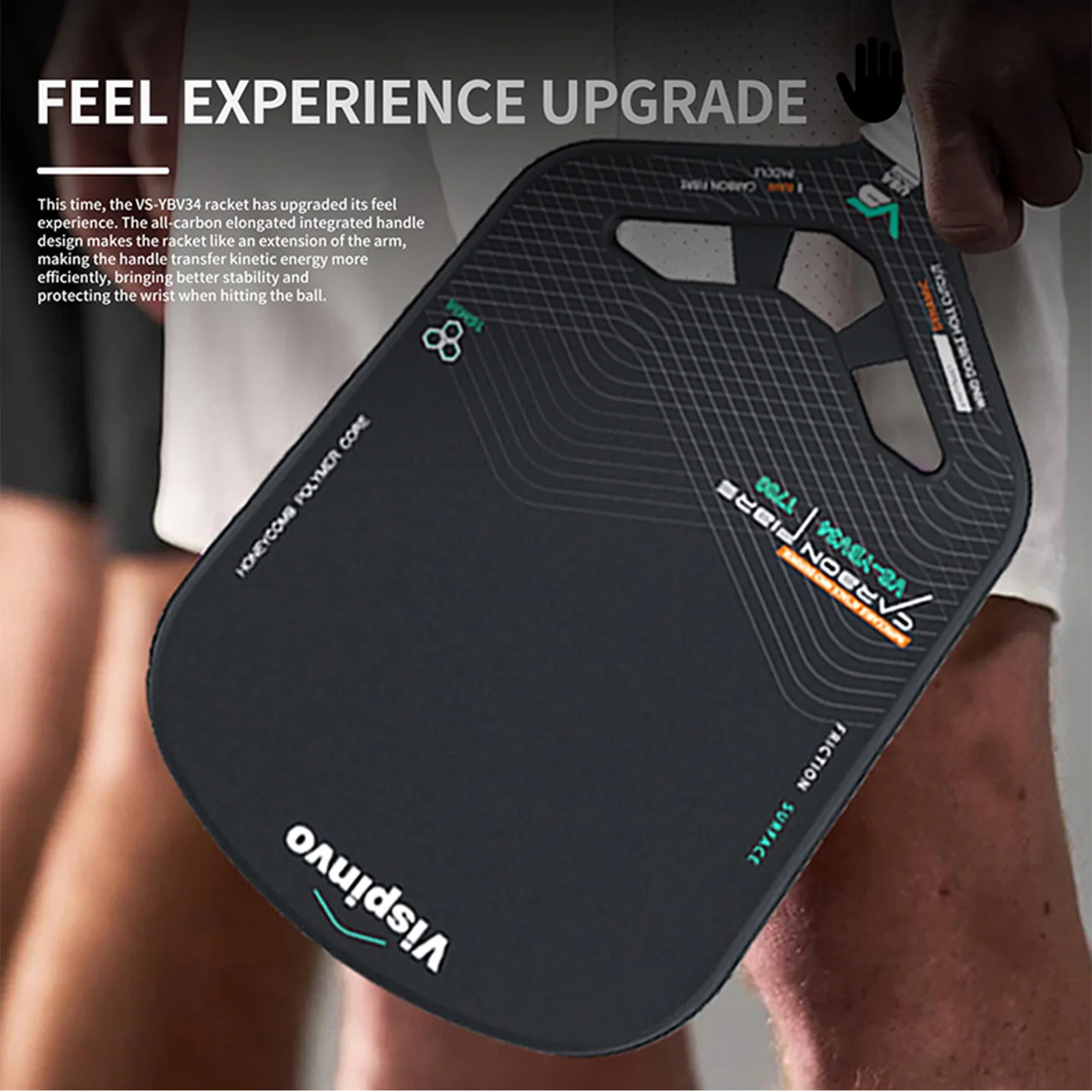 USAPA Approved VISPINVO YBV34 Pickleball Paddles - Image 8