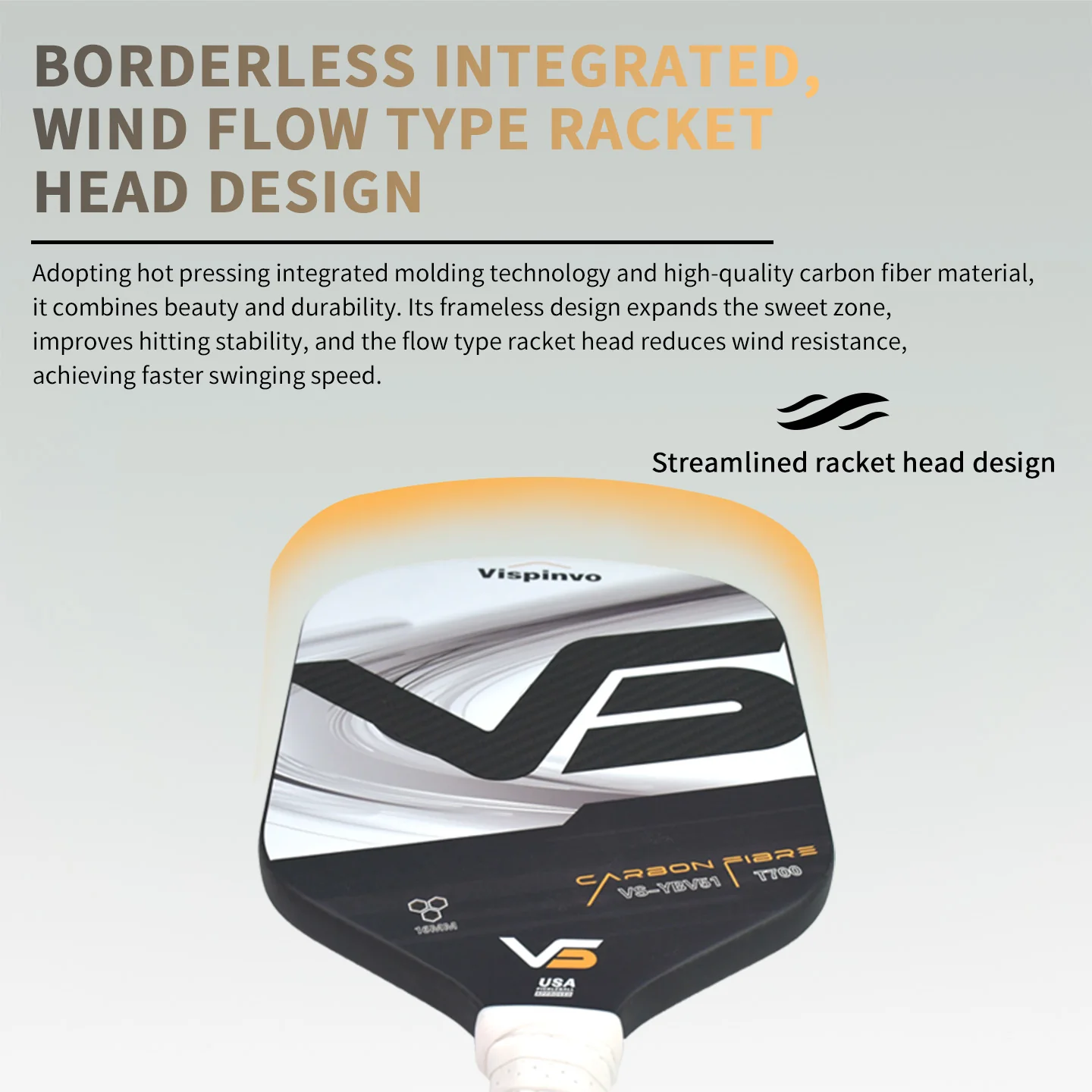 USAPA Approved VISPINVO YBV51 Pickleball Paddles - Image 7