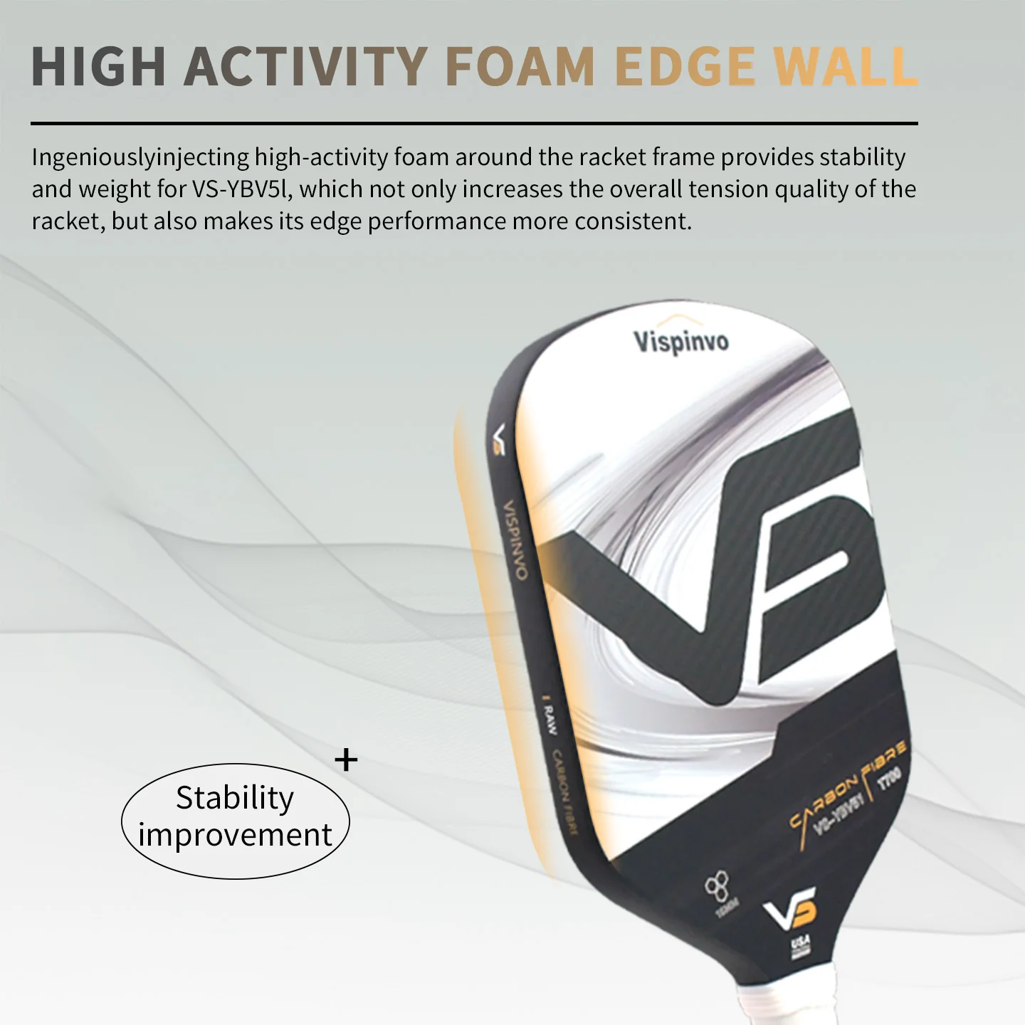 USAPA Approved VISPINVO YBV51 Pickleball Paddles - Image 8