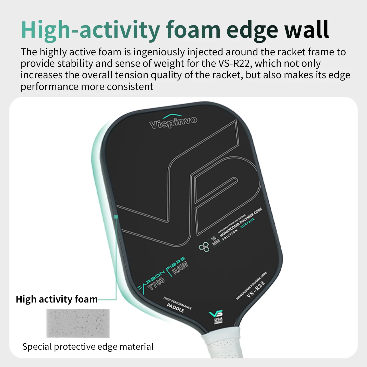 USAPA Approved VISPINVO R22 Pickleball Paddles - Image 10