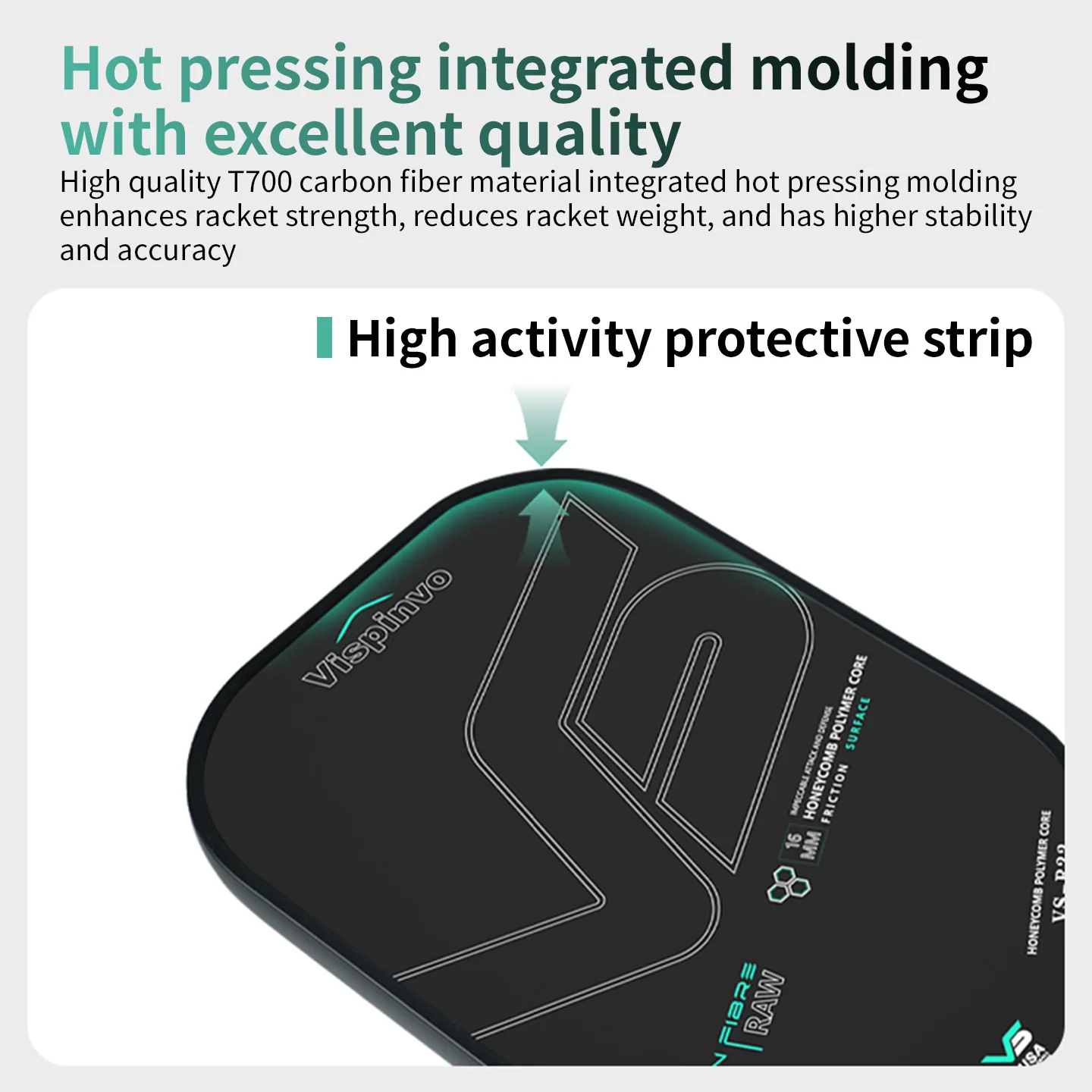 USAPA Approved VISPINVO R22 Pickleball Paddles - Image 8
