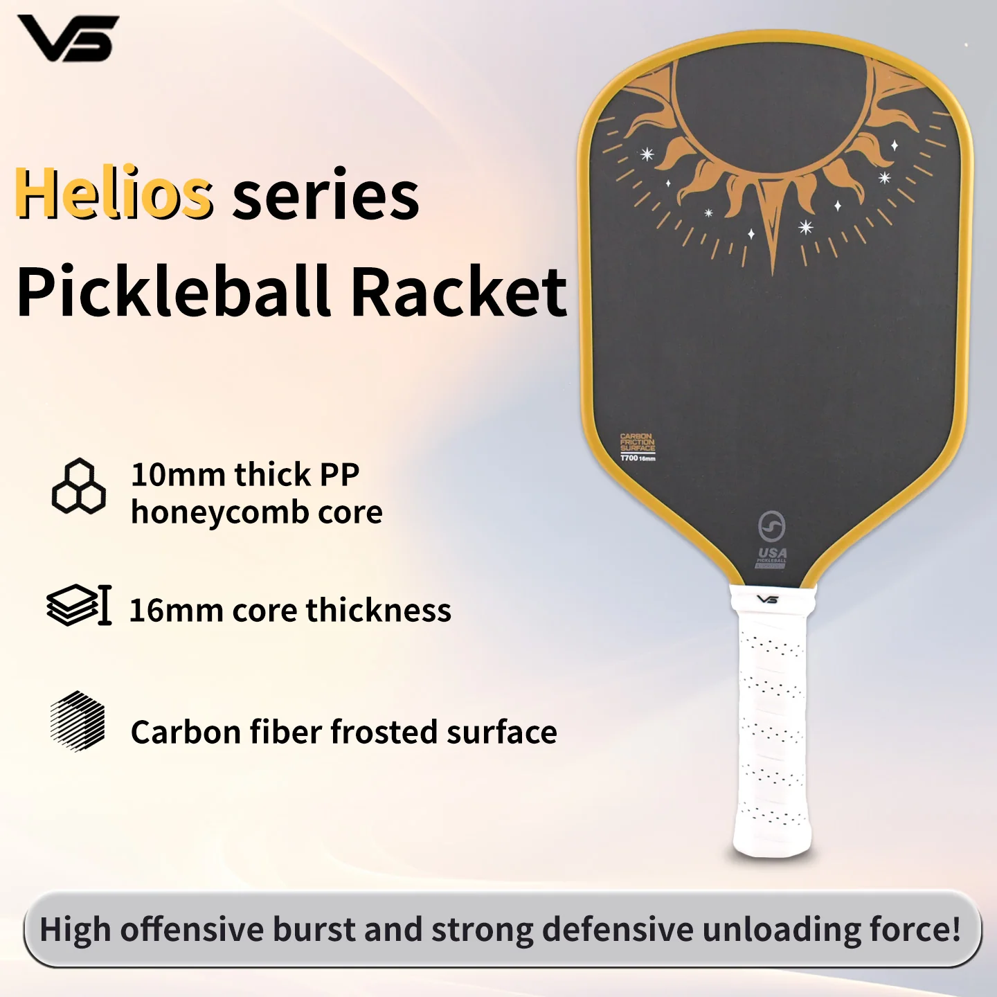 VISPINVO VS-Sun god Pickleball Paddles - Image 4