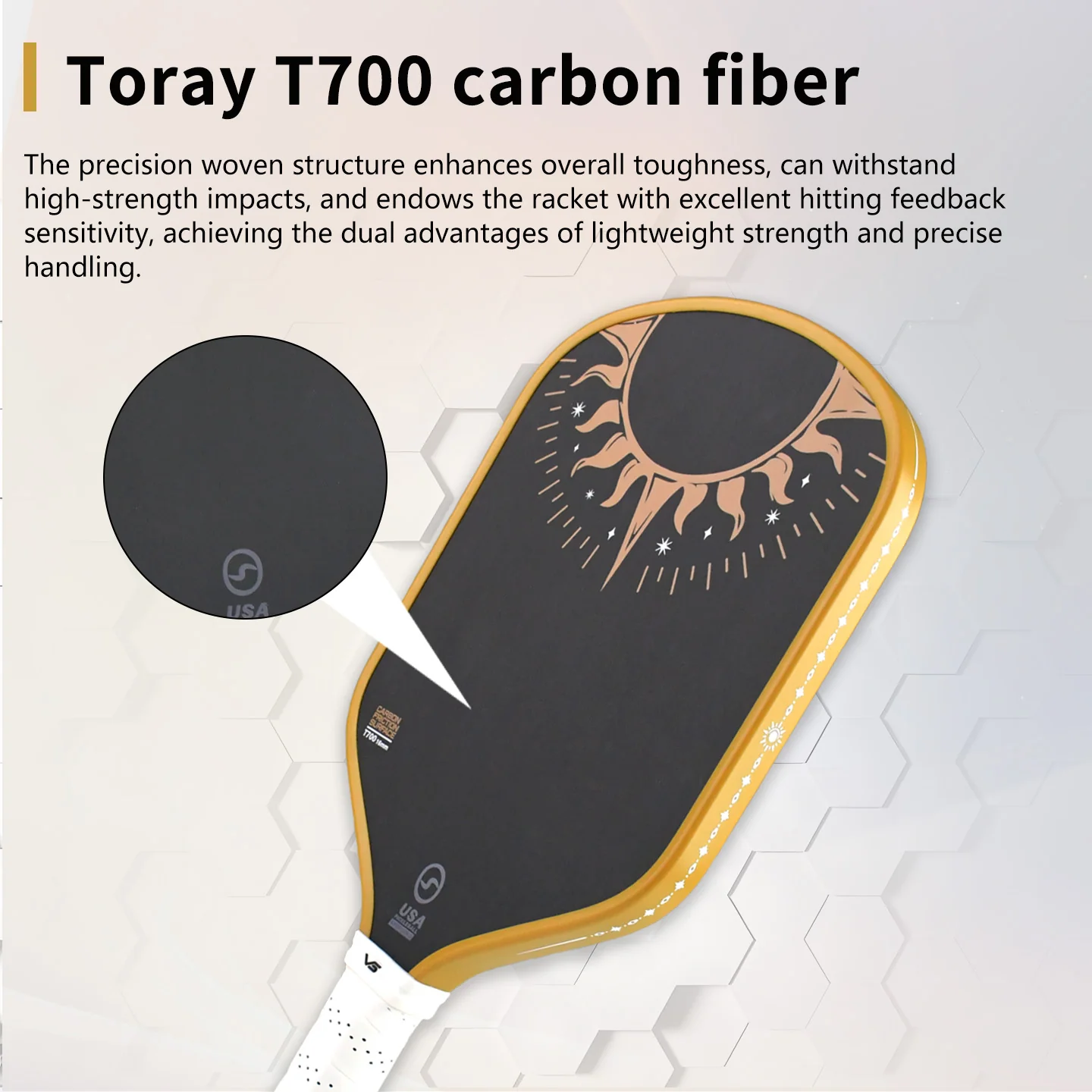 VISPINVO VS-Sun god Pickleball Paddles - Image 6